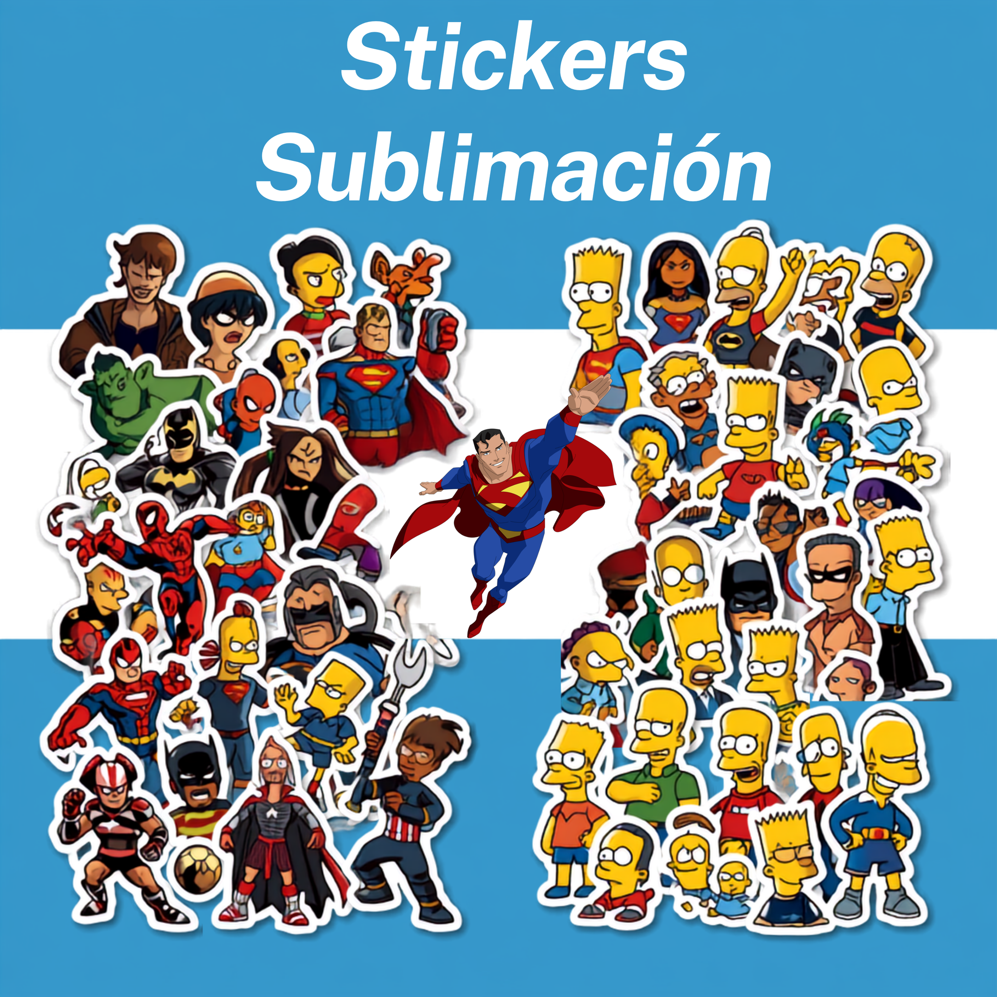Pack digital stickers uso personal PNG alta resolución